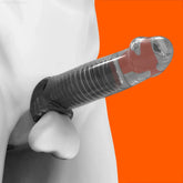 MUSCLE original smooth LONGxWIDE adjustFIT rubbery cocksheath